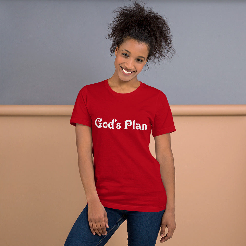 God's Plan Unisex Short Sleeve Jersey T-Shirt