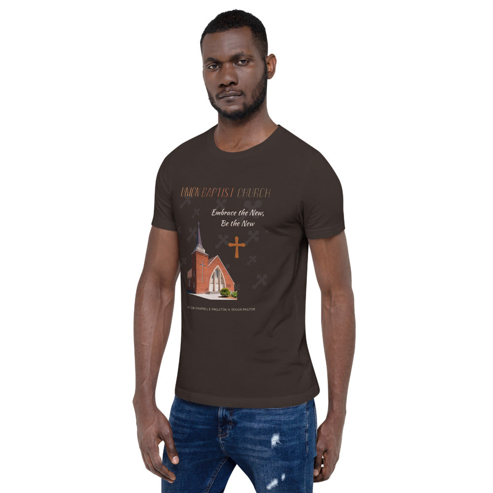 Union Baptist Church Brown Short-Sleeve Unisex T-Shirt