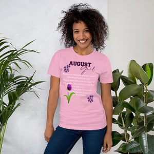 August Girl Purple Short-Sleeve Unisex T-Shirt