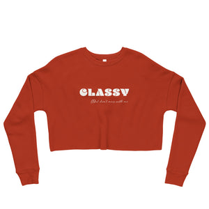 Classy Crop Sweatshirt