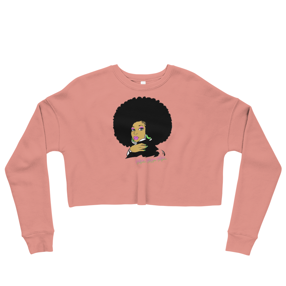 AKA Afro Crop Sweatshirt