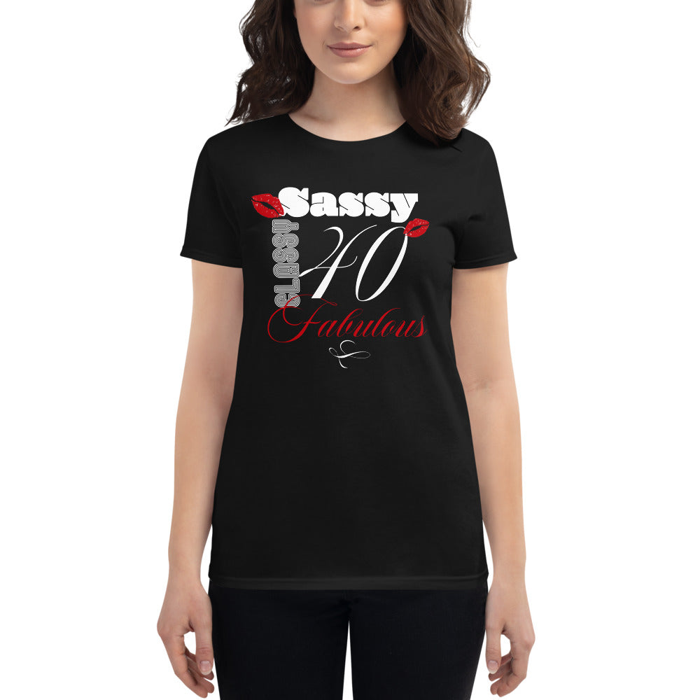 Fabulous 40th Birthday Women's short sleeve t-shirt