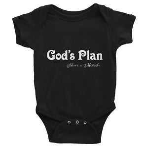 God's Plan Never a Mistake Infant Bodysuit