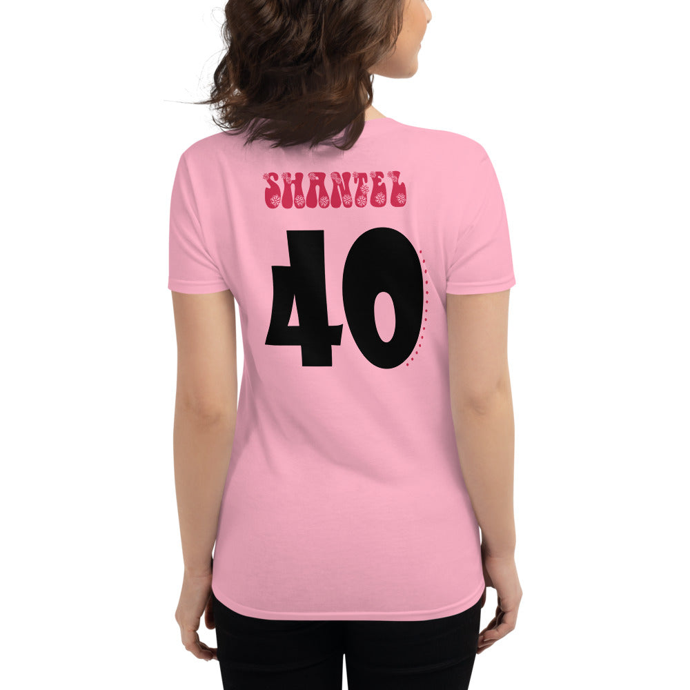 40 Never Looked so Good Women's short sleeve t-shirt (Two-Sided)