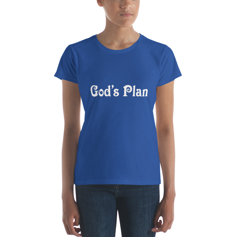 God's Plan Women's short sleeve t-shirt
