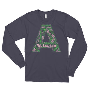 Zeta Lambda Long sleeve t-shirt
