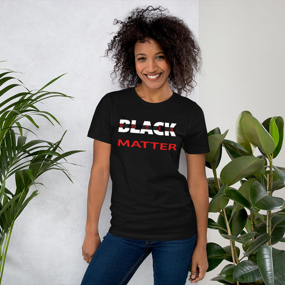 Black Votes Matter Short-Sleeve Unisex T-Shirt