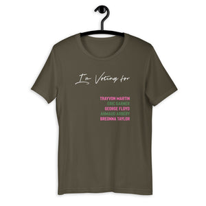 I'm Voting For... Color Short-Sleeve Unisex T-Shirt