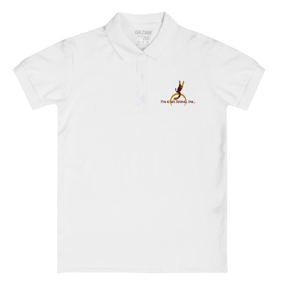 Phoenix Rising Logo Embroidered Women's Polo Shirt