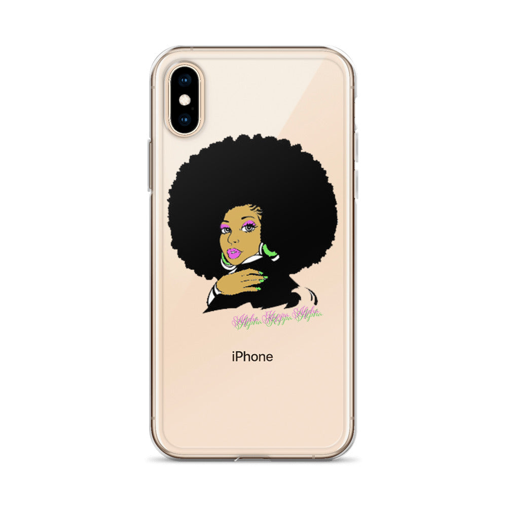 AKA Afro iPhone Case