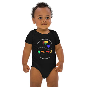 Brantley-Johnson 2022 Family Reunion Organic cotton baby bodysuit