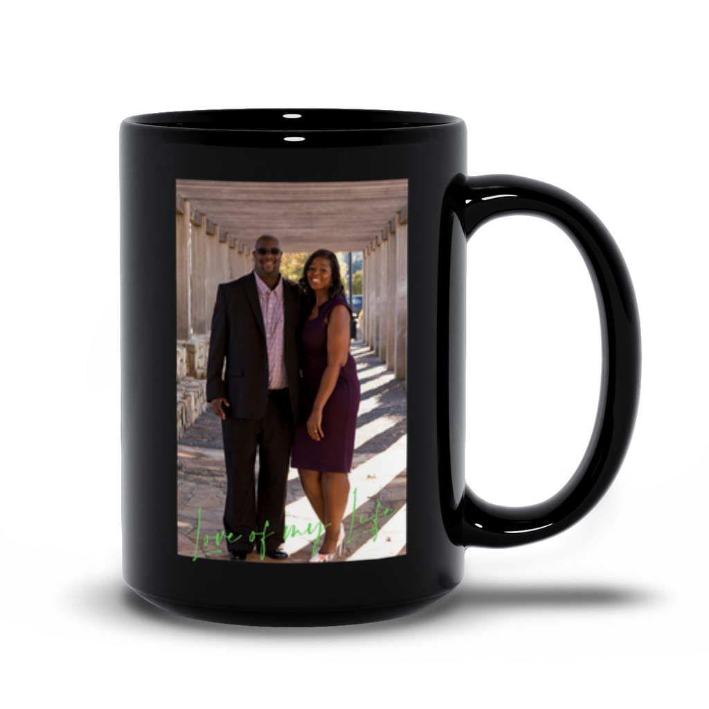 Mark-Mellissa Custom Black Mugs I