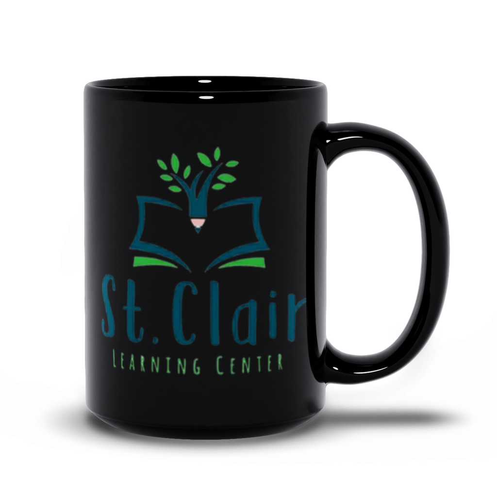 St. Claire Learning Center Black Mug