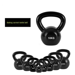Factory Wholesale Black And Gray Cast-iron Baking Varnish Kettlebell Pelican Dumbbell Fitness