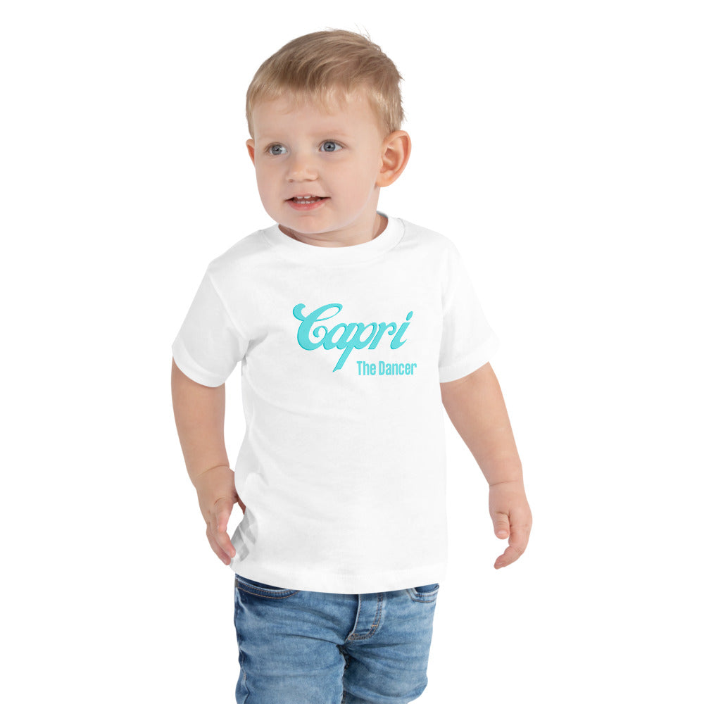 Capri the Dancer Toddler Short Sleeve Tee BLUE