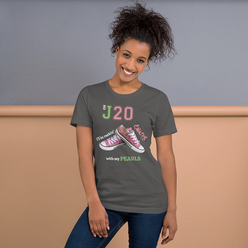 On J20 Chucks and Pearls Short-Sleeve Unisex T-Shirt