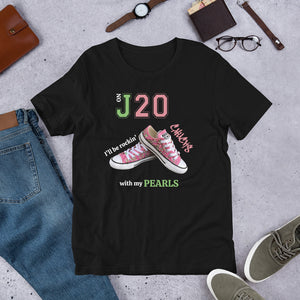 On J20 Chucks and Pearls Short-Sleeve Unisex T-Shirt