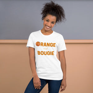 Orange and Bougie Short-Sleeve Unisex T-Shirt