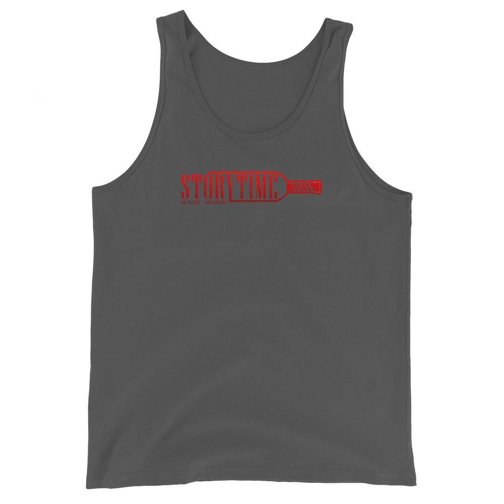 Storytime and Wine Unisex Tank Top