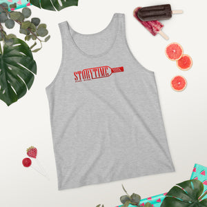 Storytime and Wine Unisex Tank Top