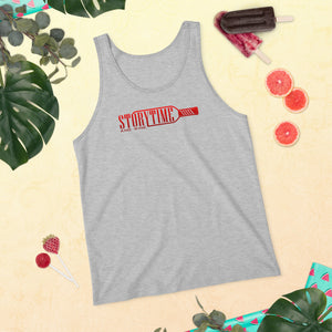 Storytime and Wine Unisex Tank Top