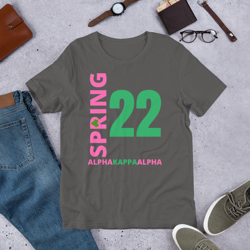 Spring '22 AKA Short-sleeve unisex t-shirt