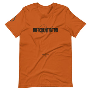 Oil Differentiator Evolve Short-Sleeve Unisex T-Shirt Serenity