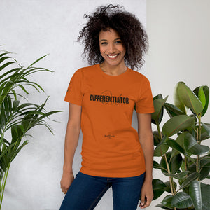 Oil Differentiator Evolve Short-Sleeve Unisex T-Shirt Wild Orange