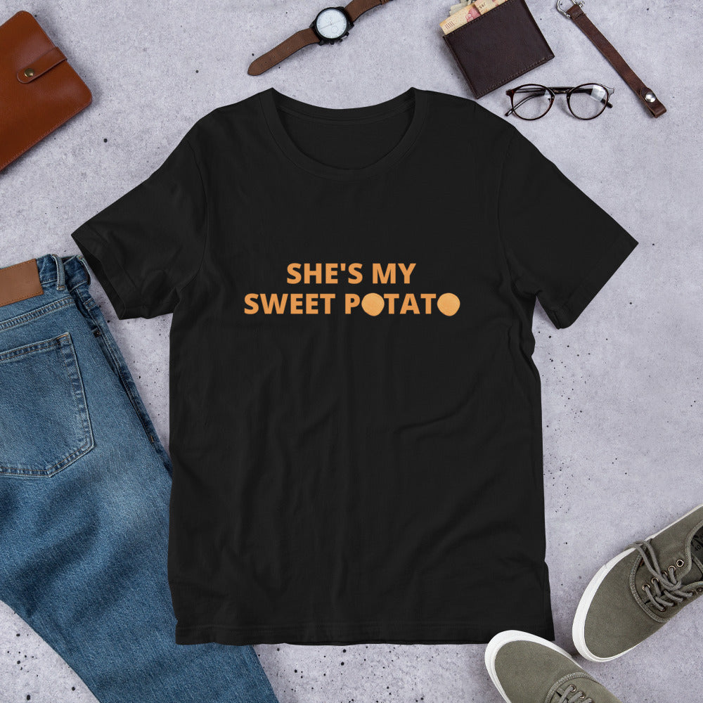 She's My Sweet Potato Short-Sleeve Unisex T-Shirt