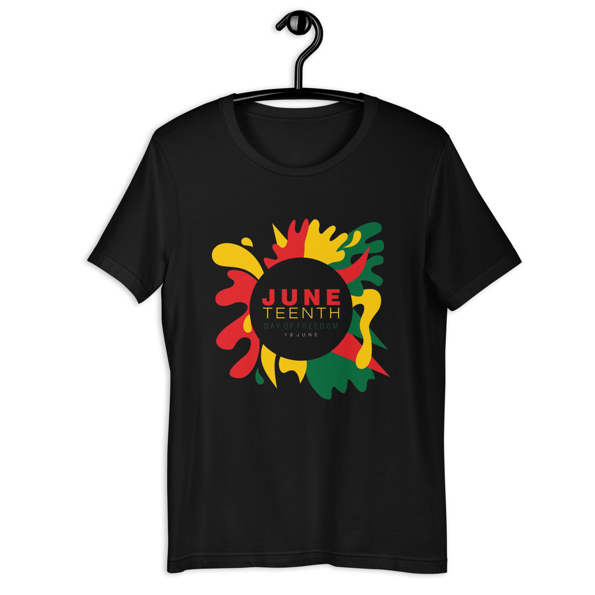 Juneteenth Splash Unisex t-shirt