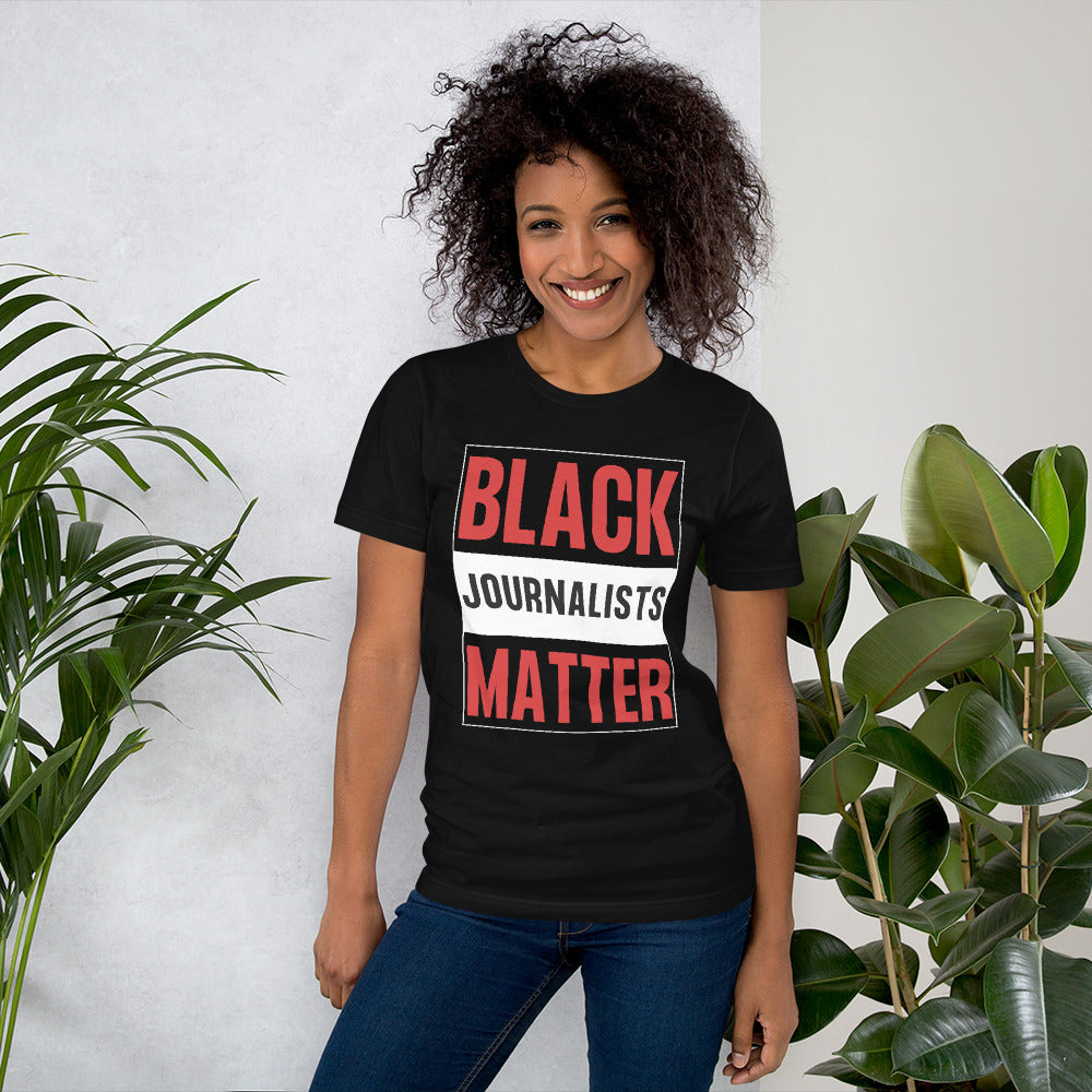Black Journalists Matter RED Unisex t-shirt