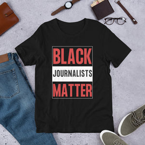 Black Journalists Matter RED Unisex t-shirt