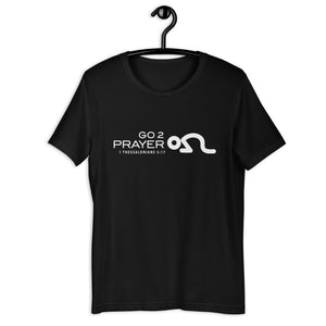 Go 2 Prayer Black Unisex t-shirt
