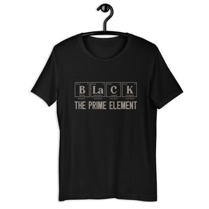 Black The Prime Element Unisex t-shirt