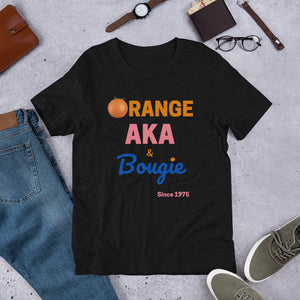 ORANGE and AKA Bougie Short-Sleeve Unisex T-Shirt