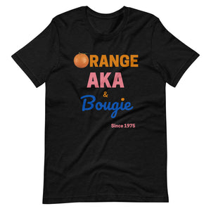 ORANGE and AKA Bougie Short-Sleeve Unisex T-Shirt