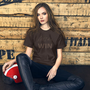 All I Do is WIN Brown Short-Sleeve Unisex T-Shirt