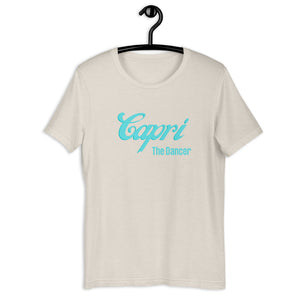 Capri the Dancer Short-Sleeve Unisex T-Shirt BLUE