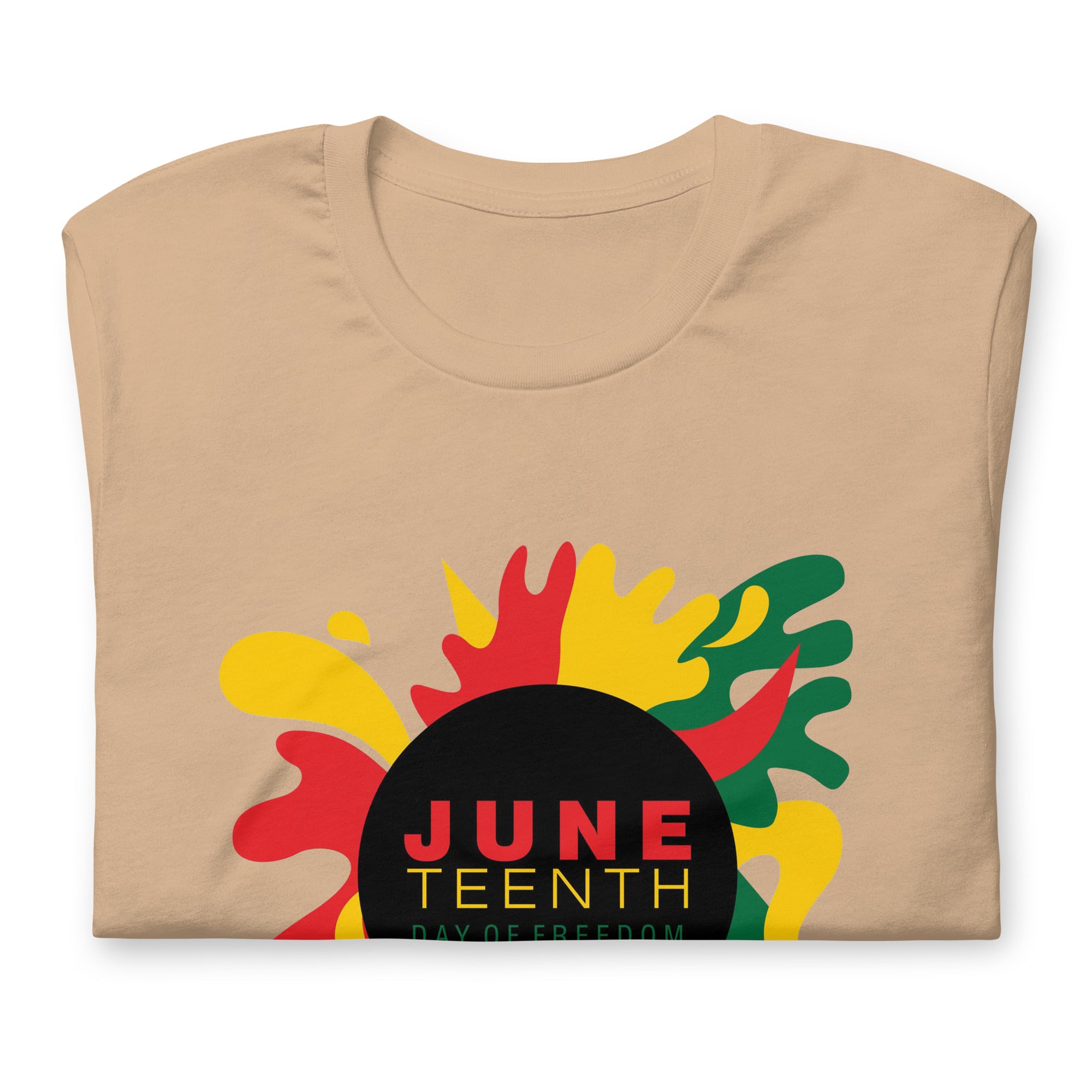 Juneteenth Splash Unisex t-shirt