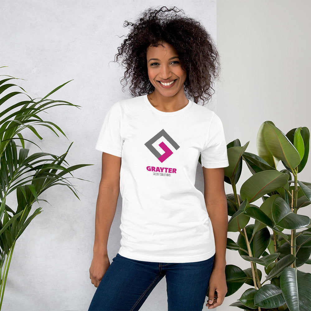 Grayter Talent Solutions PINK Short-Sleeve Unisex T-Shirt