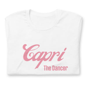 Capri the Dancer Short-Sleeve Unisex T-Shirt PINK