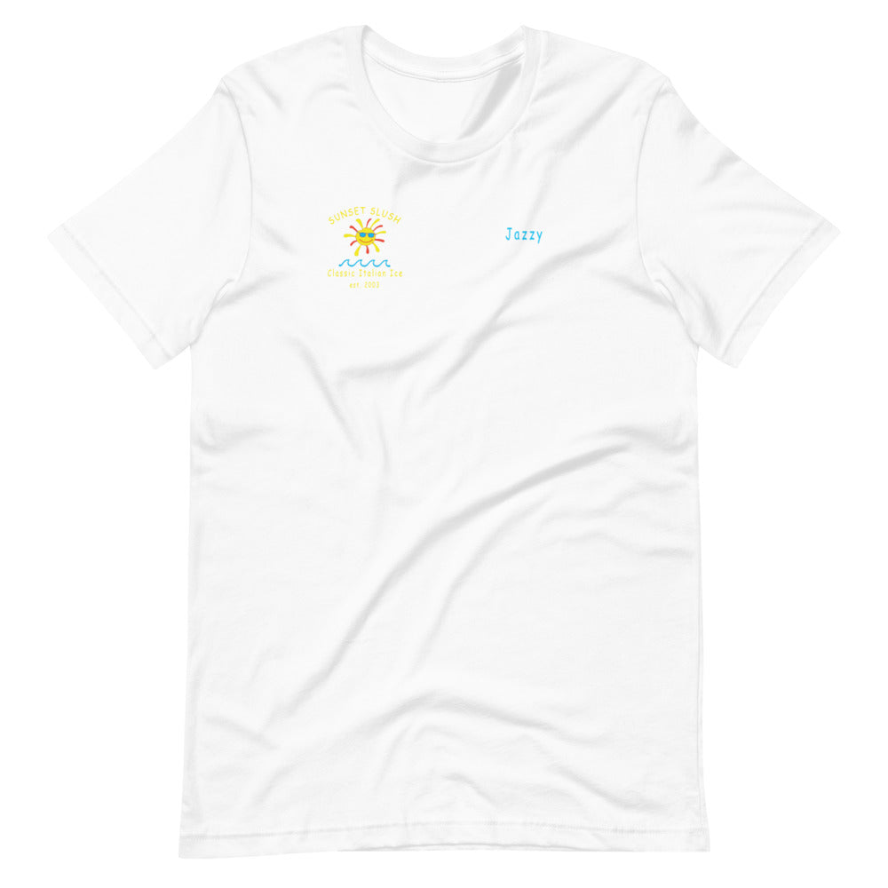 Sunset Slush Jazzy Short-sleeve unisex t-shirt
