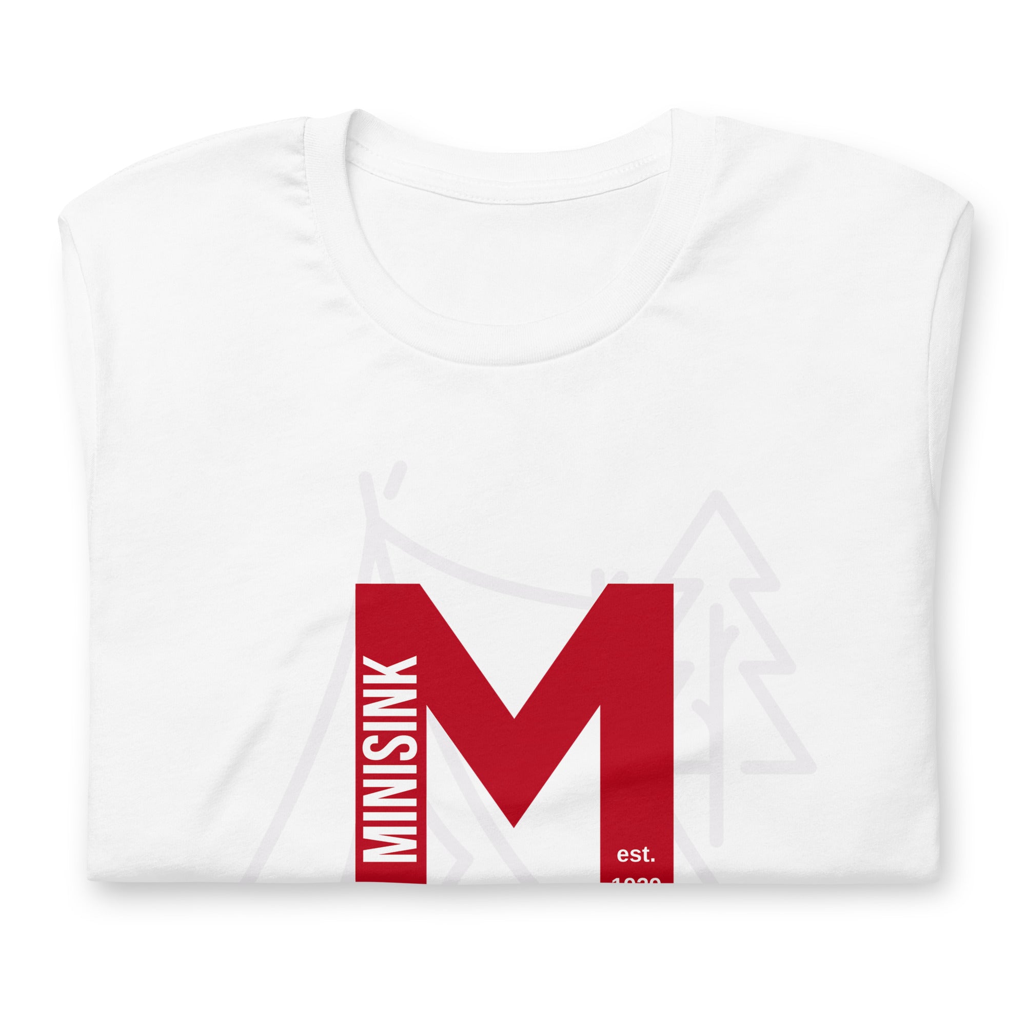 Minisink Lives Forever White Unisex t-shirt
