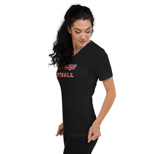 RAIDERS Softball MILLER 4 Unisex Short Sleeve V-Neck T-Shirt