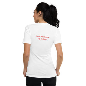 Toni Hardman Custom Business Unisex Short Sleeve V-Neck T-Shirt