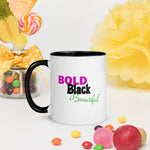 Bold Black Beautiful Mug with Black Color Inside