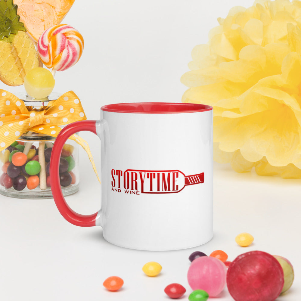 Storytime and Wine Mug with Color Inside