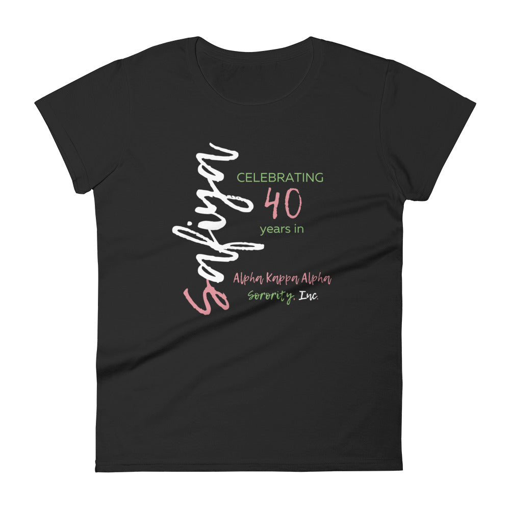 Safiya @ 40! Women's short sleeve t-shirt
