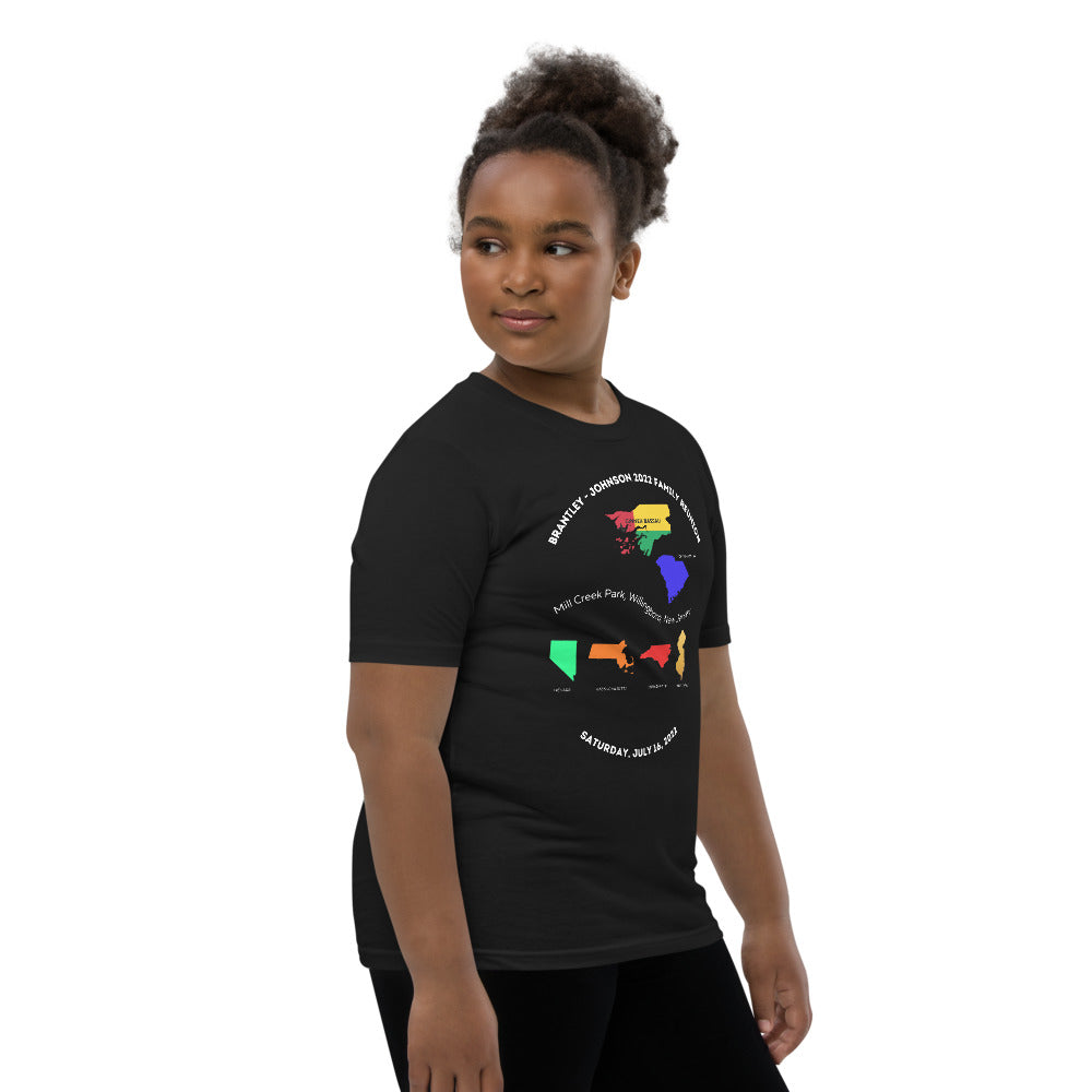 Brantley-Johnson 2022 Family Reunion Youth Short Sleeve T-Shirt